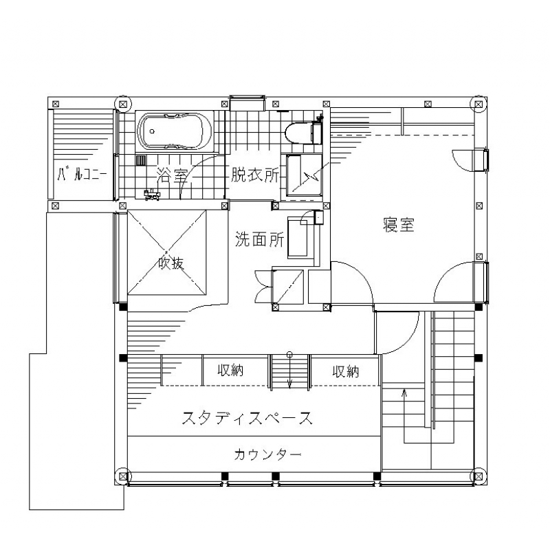 雑木林の家  2F