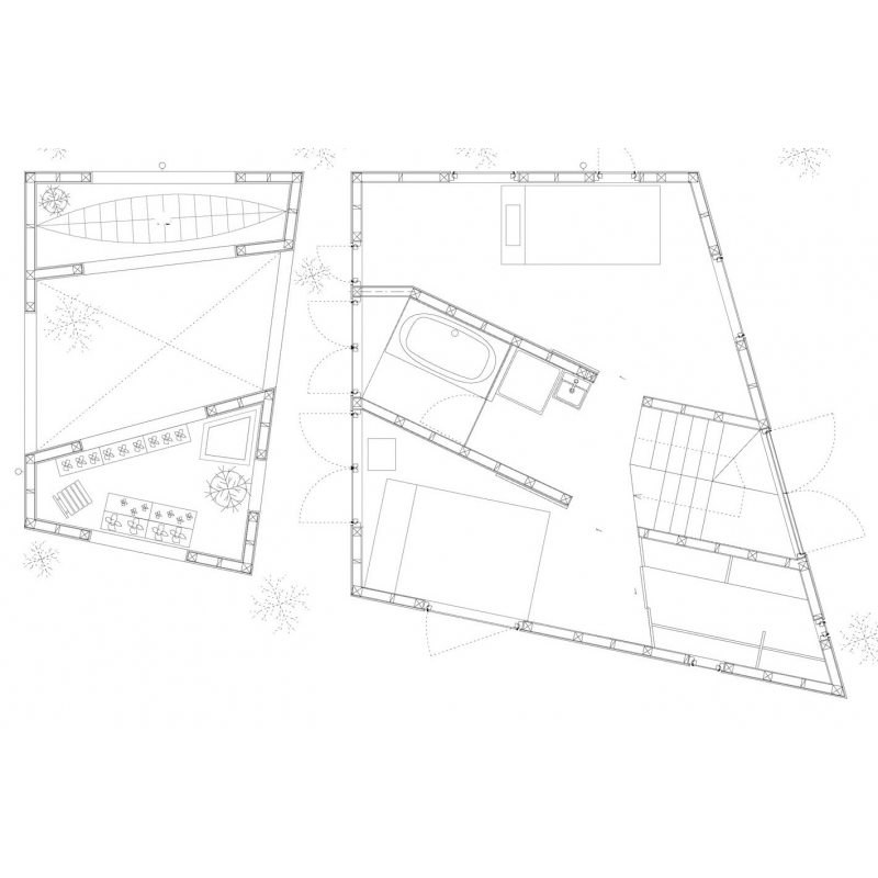 屋内の家＋屋外の家  2F