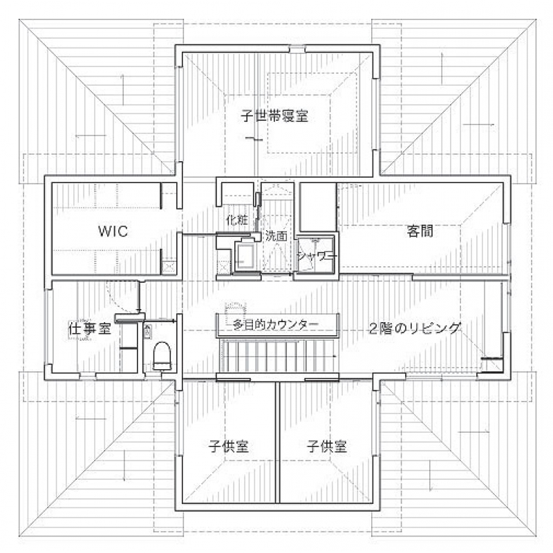 軽井沢の家  2F