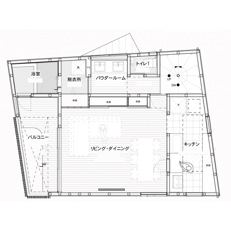 奥沢の住宅  2F