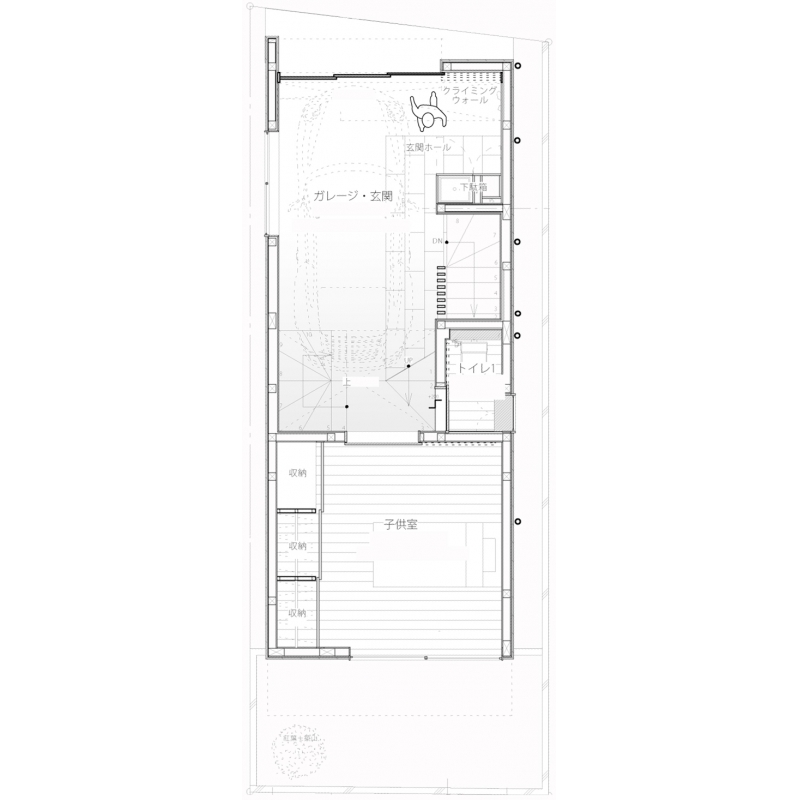 四谷三丁目の住宅  1F