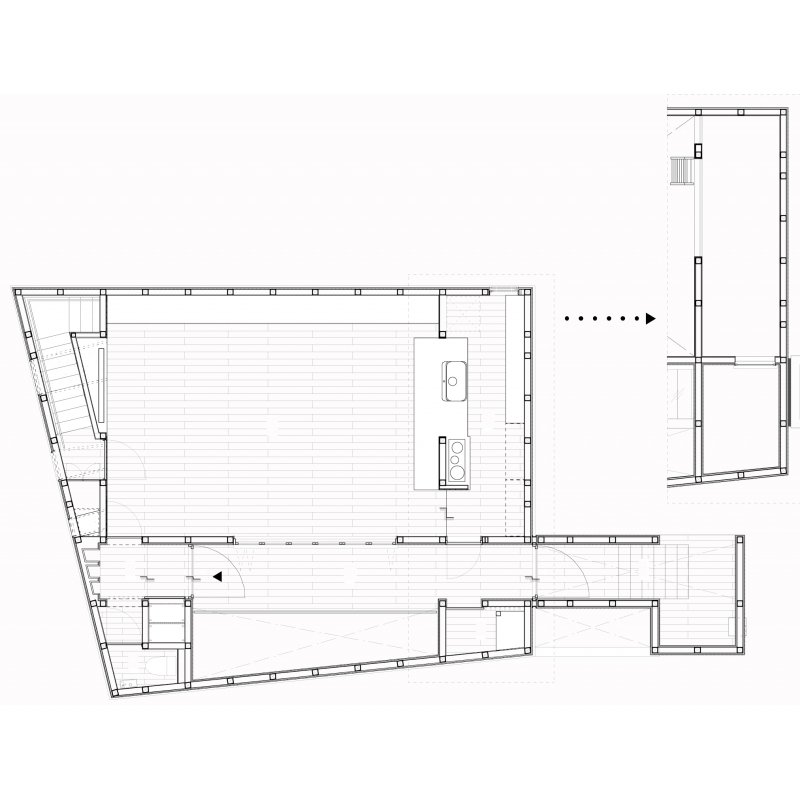 下北沢の住宅  1F